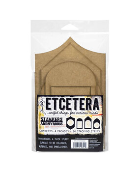 Stampers Anonymous Facades Tim Holtz Etcetera Chipboard (THETC016)