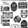 Stampers Anonymous Travel Labels Tim Holtz Cling Stamps (CMS108) Stampers Anonymous Travel Labels Tim Holtz Cling Stamps (CMS108)