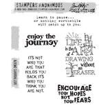 Stampers Anonymous Just Thoughts Tim Holtz Cling Stamps (CMS078)