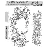 Stampers Anonymous Fabulous Flourishes Tim Holtz Cling Stamps (CMS070)