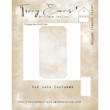 Tracy Evans Ticket 4x4 Inch Snippet Stencil (SS025)