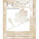 Tracy Evans Silhouette Bloom 6x6 Inch Stencil (ST002)