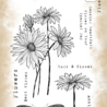 Tracy Evans Flower Power A6 Stamp (TE037) Tracy Evans Flower Power A6 Stamp (TE037)
