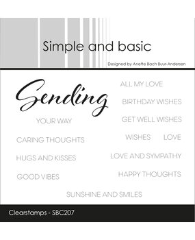 Simple and Basic Sending Clear Stamps (SBC207)