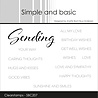 Simple and Basic Sending Clear Stamps (SBC207)