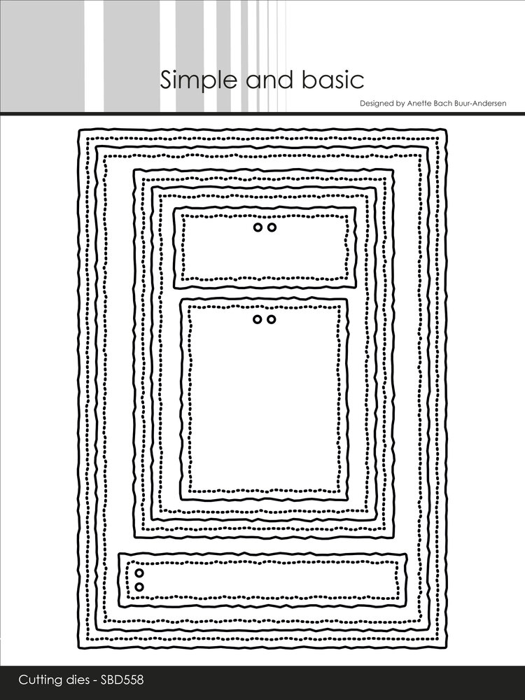 Simple and Basic Old Paper A6-A7 Dies (SBD558)