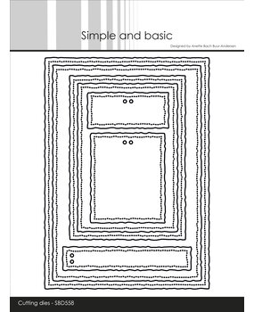 Simple and Basic Old Paper A6-A7 Dies (SBD558)