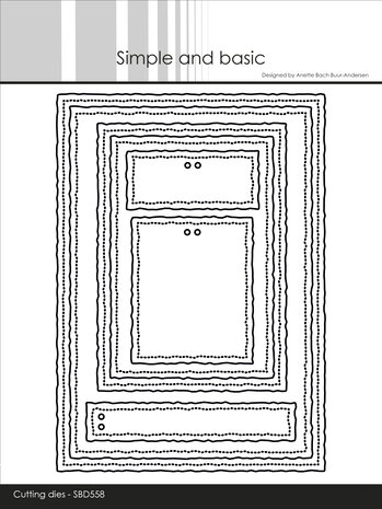 Simple and Basic Old Paper A6-A7 Dies (SBD558)