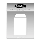 HobbyGros Storage Storage Pockets for Dies and Stamps 110x155mm (25pcs) (SS132)