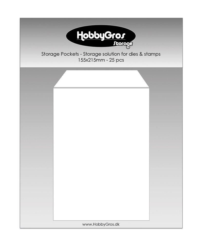 HobbyGros Storage Storage Pockets for Dies and Stamps 155x215mm (25pcs) (SS134) HobbyGros Storage Storage Pockets for Dies and Stamps 155x215mm (25pcs) (SS134)