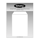 HobbyGros Storage Storage Pockets for Dies and Stamps 155x215mm (25pcs) (SS134)