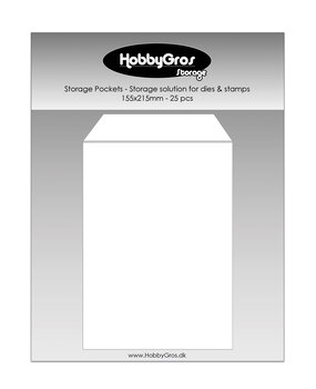 HobbyGros Storage Storage Pockets for Dies and Stamps 155x215mm (25pcs) (SS134) HobbyGros Storage Storage Pockets for Dies and Stamps 155x215mm (25pcs) (SS134)