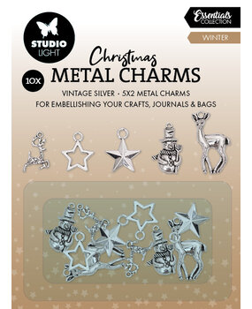 Studio Light Winter Christmas Metal Charms (10pcs) (SL-CO-CHARM06) (BASIC)
