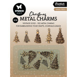 Studio Light Xmas Trees Christmas Metal Charms (10pcs) (SL-CO-CHARM07) (BASIC)