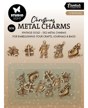Studio Light Christmas Christmas Metal Charms (10pcs) (SL-CO-CHARM08) (BASIC)