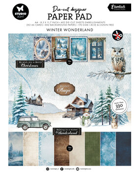 Studio Light Winter Wonderland Essentials Die-cut Paper Pad (SL-ES-DCPP345)