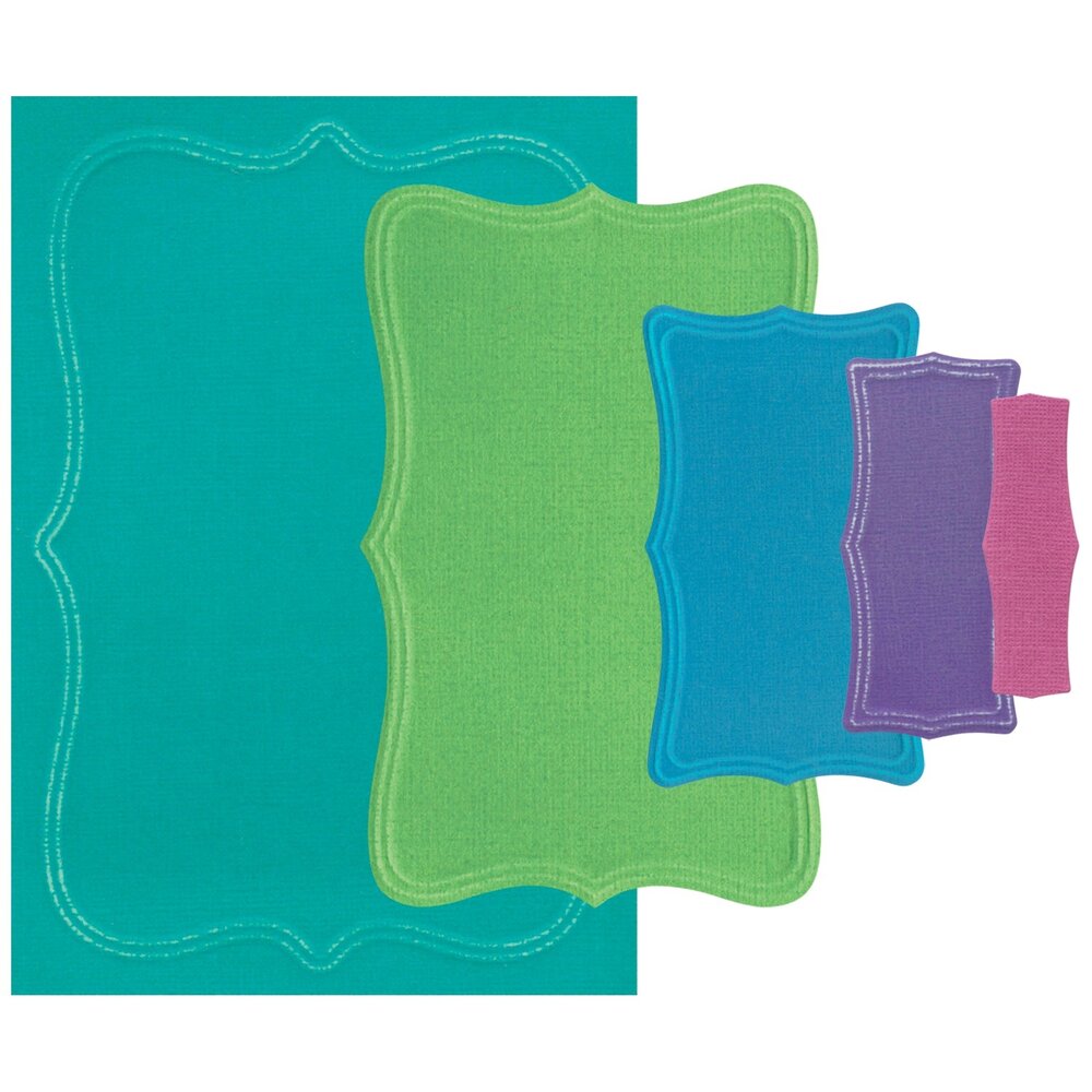 Sizzix Framelits Die by Stacey Park Reversed Doris Dotted Top Note (8pcs) (666847) Sizzix Framelits Die by Stacey Park Reversed Doris Dotted Top Note (8pcs) (666847)