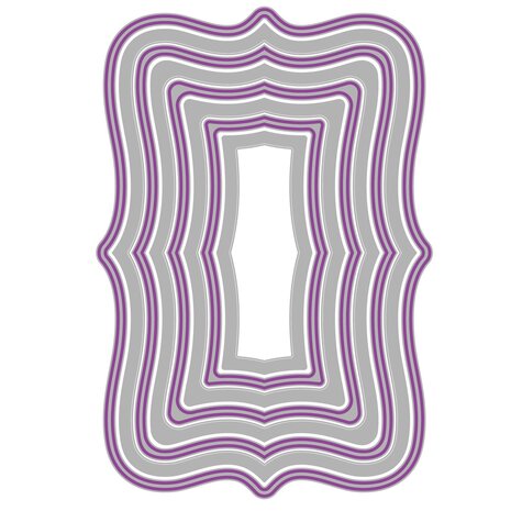 Sizzix Framelits Die by Stacey Park Reversed Doris Dotted Top Note (8pcs) (666847) Sizzix Framelits Die by Stacey Park Reversed Doris Dotted Top Note (8pcs) (666847)