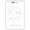 Sizzix Stencil by Stacey Park A6 A Wreath in Time (4pcs) (666903) Sizzix Stencil by Stacey Park A6 A Wreath in Time (4pcs) (666903)