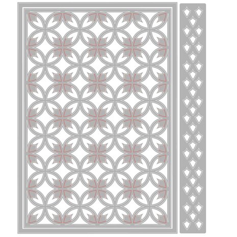 Sizzix Thinlits Die by Stacey Park Wrappings & Trim Front (3pcs) (666897) Sizzix Thinlits Die by Stacey Park Wrappings & Trim Front (3pcs) (666897)