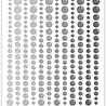 CarlijnDesign Glitter Enamel Dots Holo Silver (300pcs) (CDED-0009) CarlijnDesign Glitter Enamel Dots Holo Silver (300pcs) (CDED-0009)