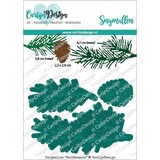 CarlijnDesign Snijmallen Kersttakken (CDSN-0181)