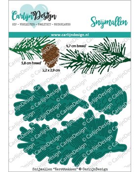 CarlijnDesign Snijmallen Kersttakken (CDSN-0181)