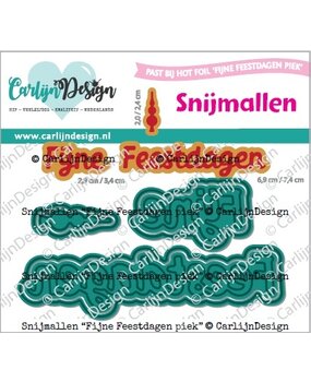 CarlijnDesign Dies Fijne Feestdagen Piek (CDSN-0319)