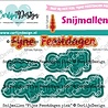 CarlijnDesign Snijmallen Fijne Feestdagen Piek (CDSN-0319) CarlijnDesign Snijmallen Fijne Feestdagen Piek (CDSN-0319)