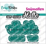 CarlijnDesign Snijmallen Hallo Hallo (CDSN-0320)