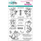 CarlijnDesign Clear Stamps Zomerse Giraffen (CDST-0146)