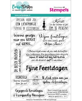 CarlijnDesign Clear Stamps Kerstwensen 4 (CDST-0150)