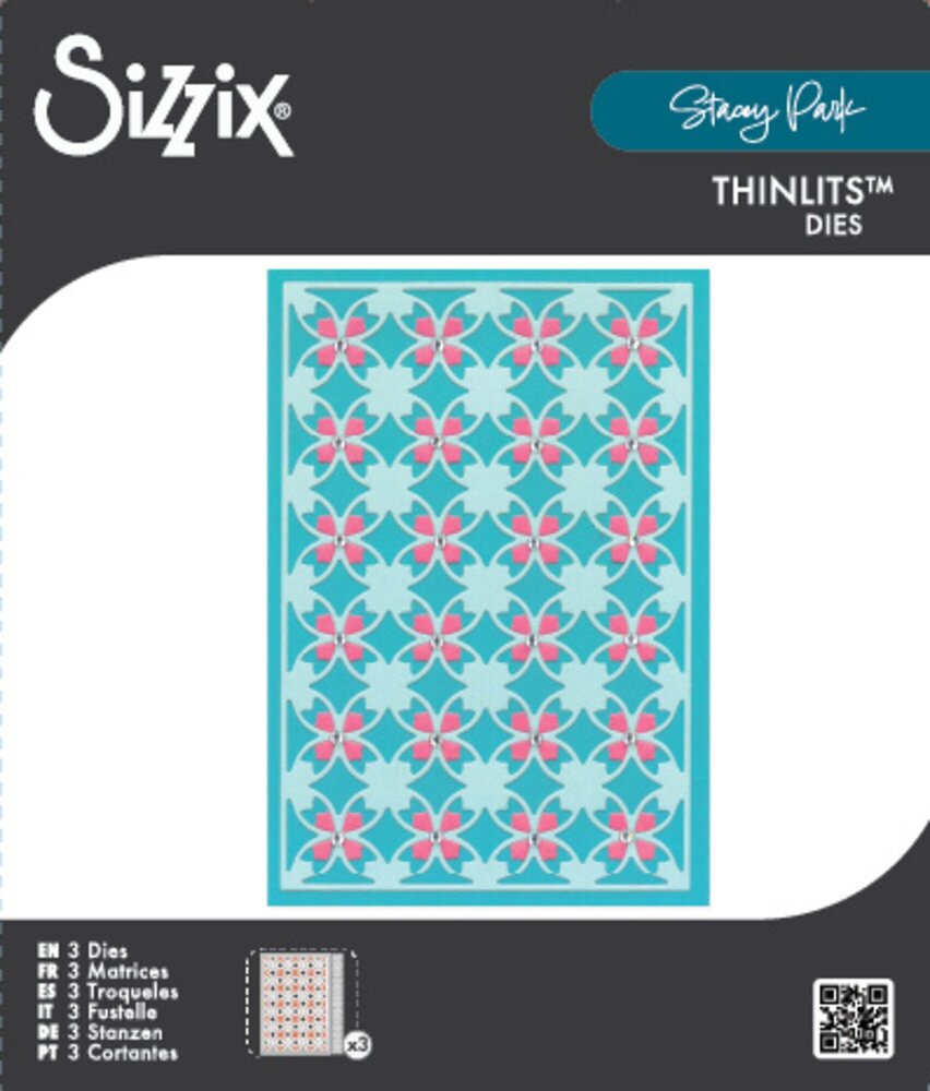 Sizzix Thinlits Die by Stacey Park Wrappings & Trim Front (3pcs) (666897) Sizzix Thinlits Die by Stacey Park Wrappings & Trim Front (3pcs) (666897)