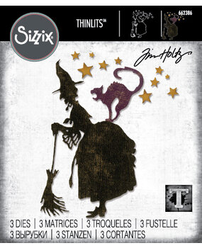 Sizzix Thinlits Die by Tim Holtz Witchcraft (3pcs) (662386) Sizzix Thinlits Die by Tim Holtz Witchcraft (3pcs) (662386)