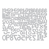 Sizzix Thinlits Die by Tim Holtz Alphanumeric Cutout Lower (3/4"Tall) (102pcs) (663074) Sizzix Thinlits Die by Tim Holtz Alphanumeric Cutout Lower (3/4"Tall) (102pcs) (663074)