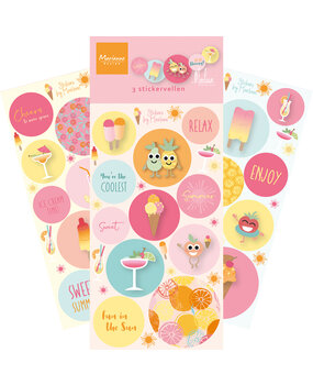 Marianne Design Stickers by Marleen Fresh Lemonade (CA3206)