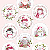 Marianne Design Decoupage A4 Sheet Merry Snowmen (VK9630) Marianne Design Decoupage A4 Sheet Merry Snowmen (VK9630)