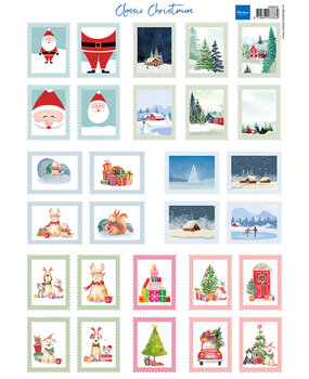 Marianne Design Decoupage A4 Sheet Stamps Classic Christmas (VK9631)