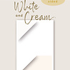 Marianne Design White & Cream 15x30cm Cardstock (PK9211) Marianne Design White & Cream 15x30cm Cardstock (PK9211)