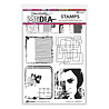 Ranger Dina Wakley MEdia Cling Stamps Squared Up (MDR87816) Ranger Dina Wakley MEdia Cling Stamps Squared Up (MDR87816)