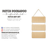 Dutch Doobadoo Dutch MDF Art Hanging Panels (3pcs) (460.440.421)