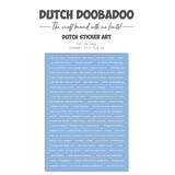 Dutch Doobadoo Waves at the Sea A5 Dutch Stickers Art Sail Me Away (491.200.038)