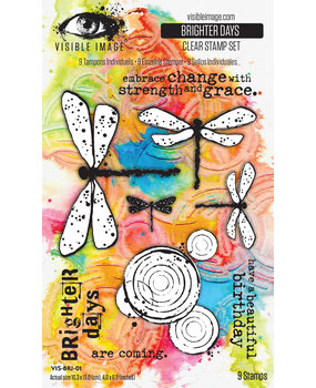 Visible Image Brighter Days 4x6 Inch Stamp Set (VIS-BRI-01)