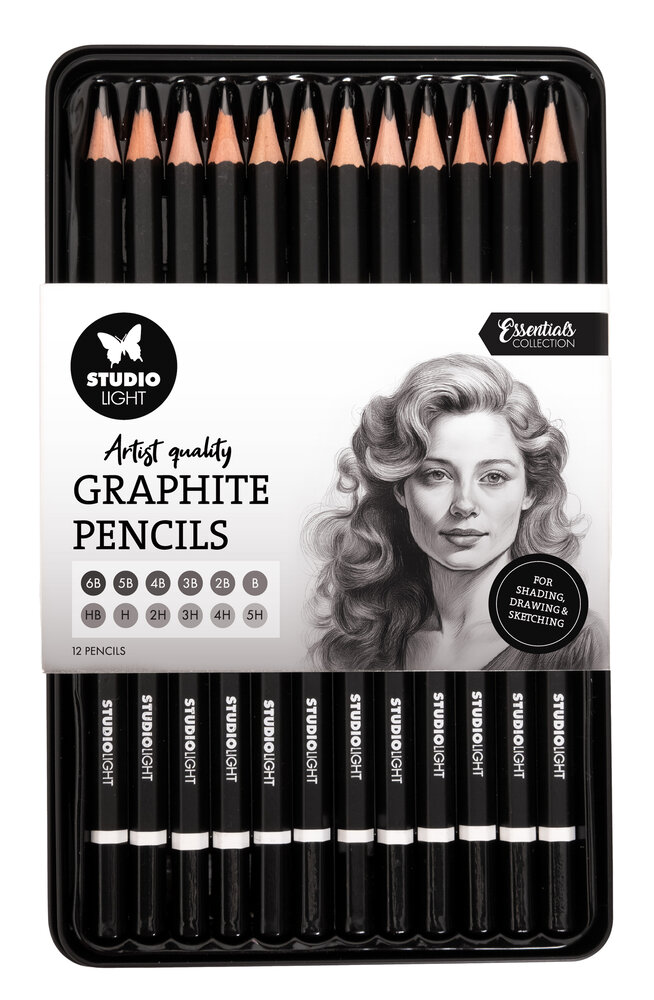 Studio Light Graphite Pencils (12pcs) (SL-CO-PENC04) (BASIC) Studio Light Graphite Pencils (12pcs) (SL-CO-PENC04) (BASIC)