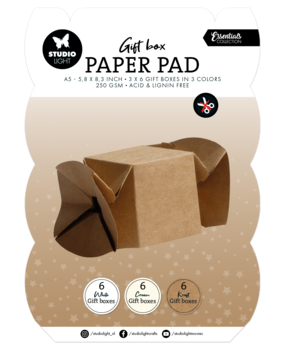 Studio Light Candy Box Christmas Gift Box Paper Pad (SL-ES-GBPP356) Studio Light Candy Box Christmas Gift Box Paper Pad (SL-ES-GBPP356)