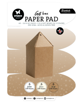 Studio Light Gift Box Christmas Gift Box Paper Pad (SL-ES-GBPP355) Studio Light Gift Box Christmas Gift Box Paper Pad (SL-ES-GBPP355)