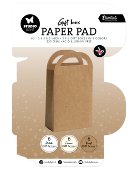 Studio Light Giftbag Christmas Gift Box Paper Pad (SL-ES-GBPP354)