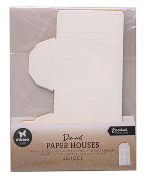 Studio Light School Christmas Die-cut Paper Houses (SL-ES-PS59)