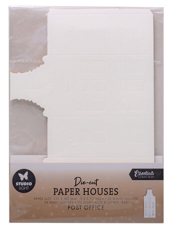 Studio Light Post Office Christmas Die-cut Paper Houses (SL-ES-PS58) Studio Light Post Office Christmas Die-cut Paper Houses (SL-ES-PS58)