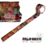 Aall and Create Layer-It-Up Washi Tape 25mm 10m Rosy Settee (AALL-MT-131)